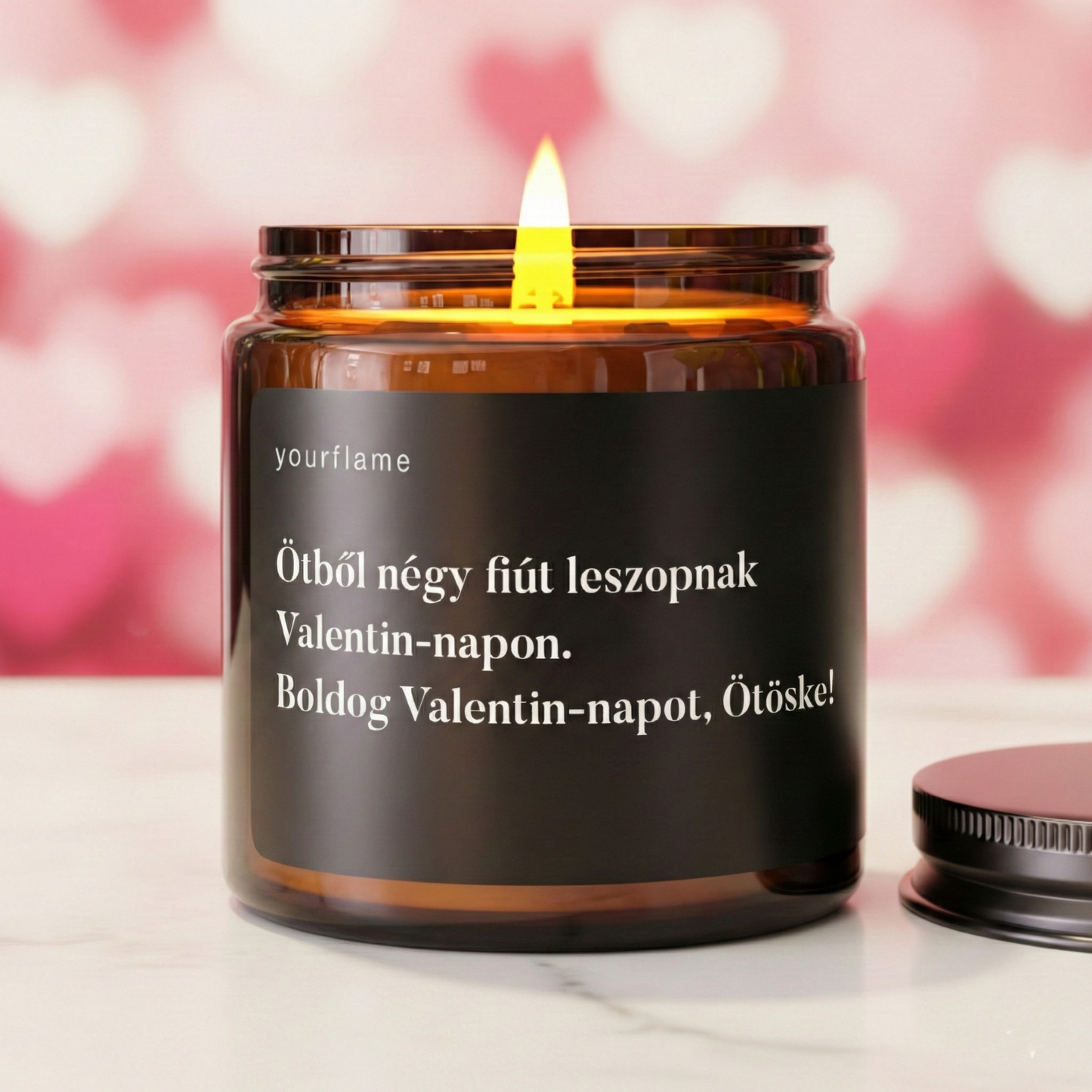 Valentin napi illatgyertya fiúknak