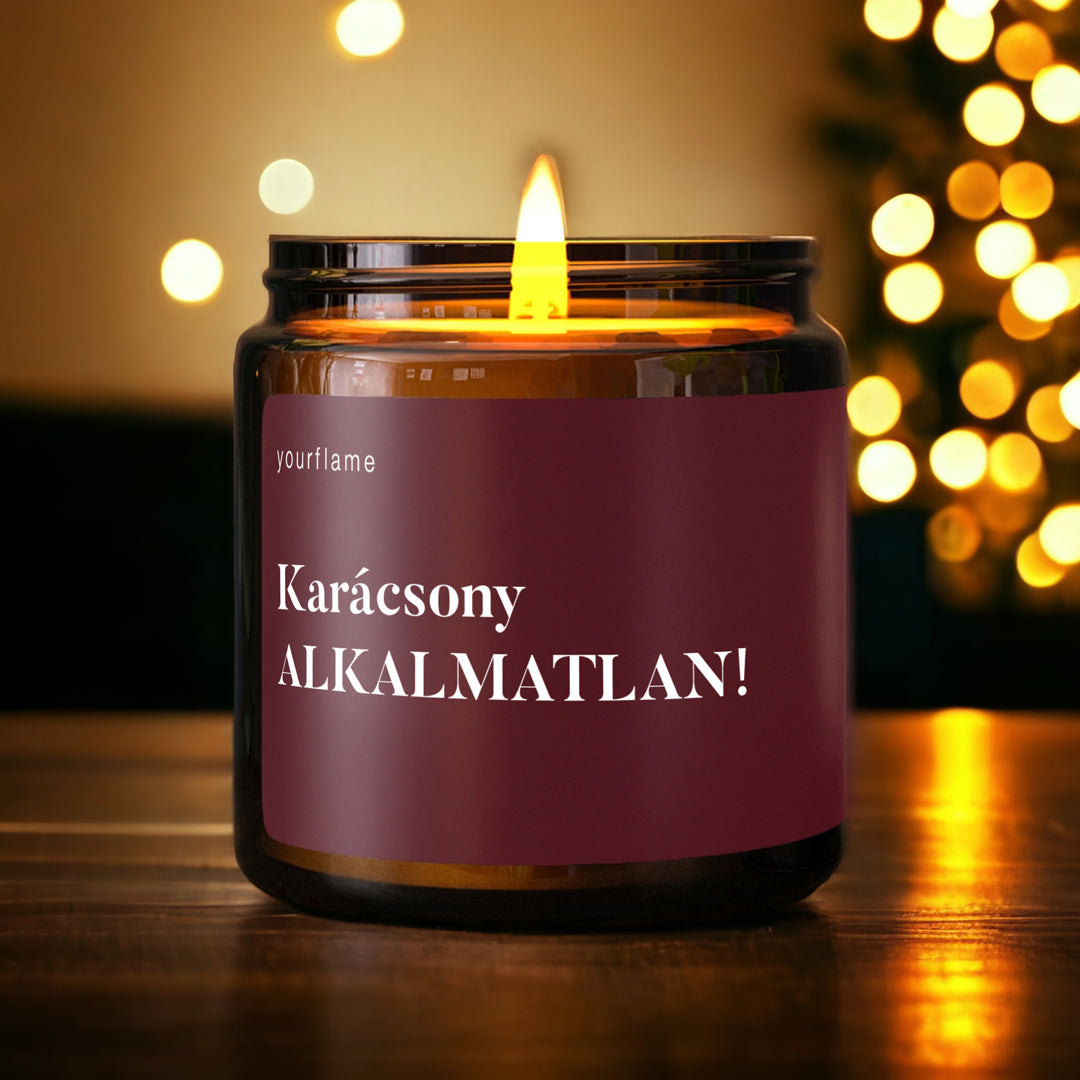 Politikai töltetű karácsonyi illatgyertya