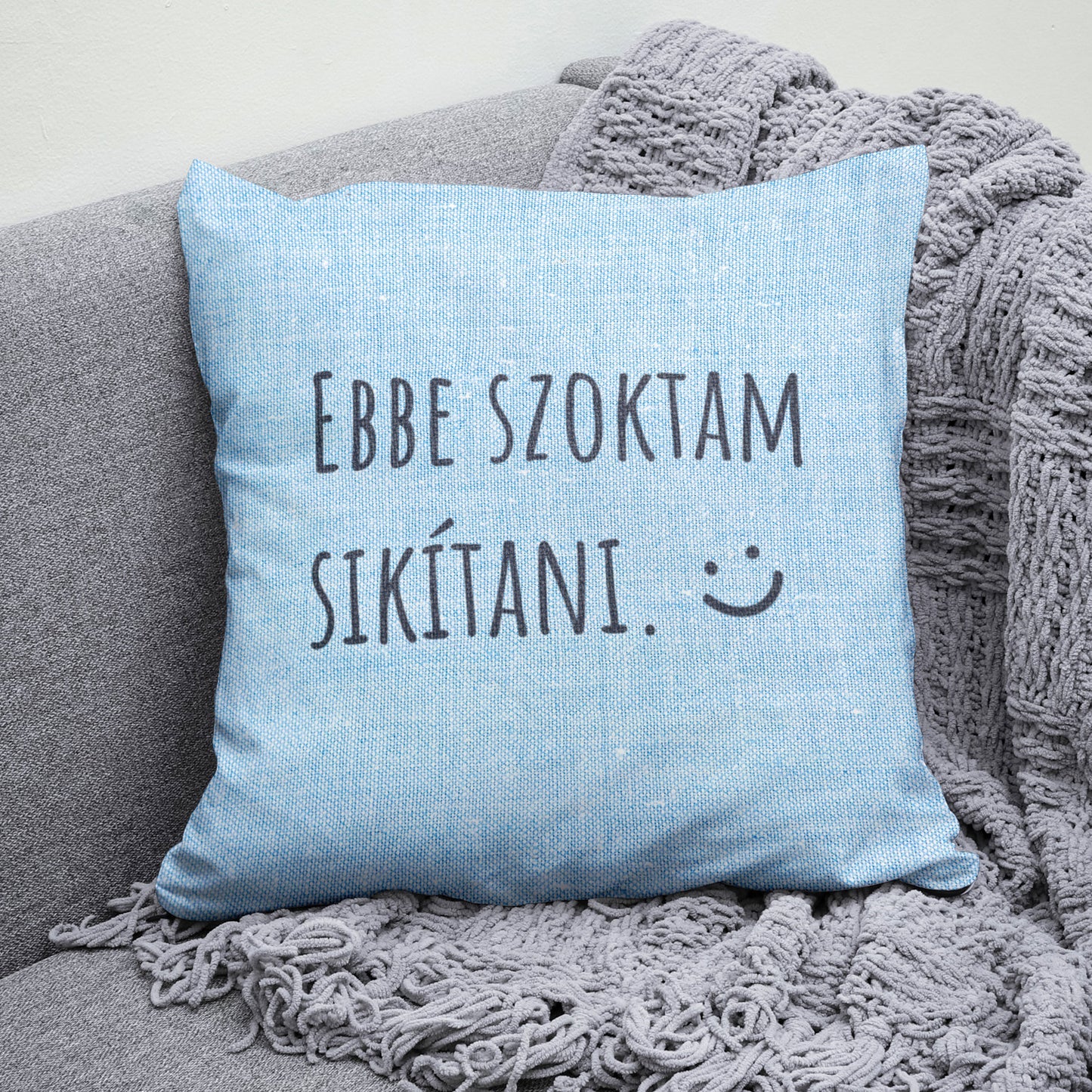 Díszpárna magányos otthoni depizéshez