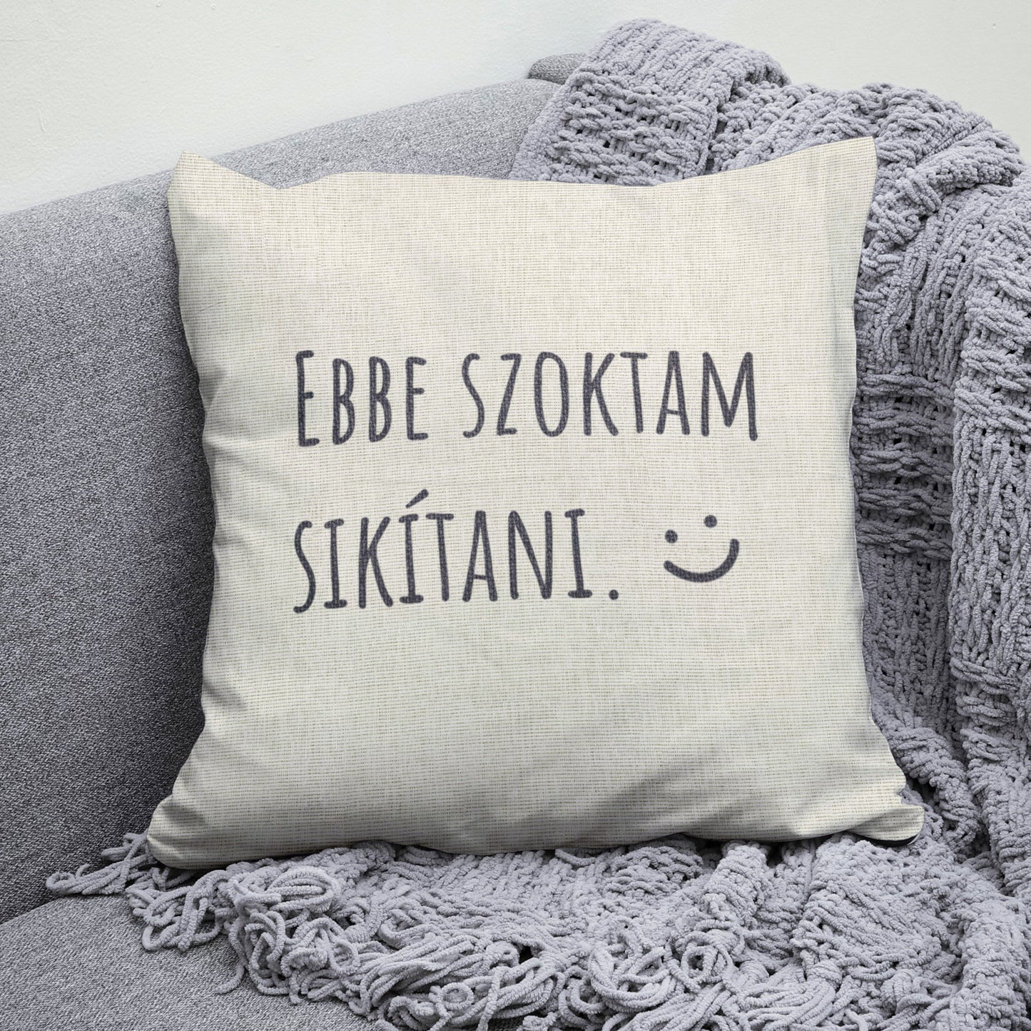 Díszpárna magányos otthoni depizéshez