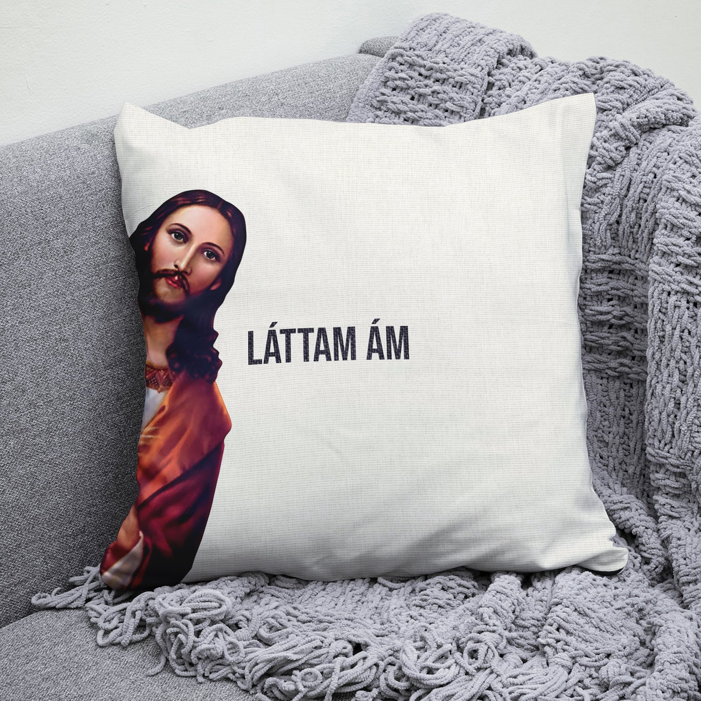 Az ítélkező Jézus díszpárna