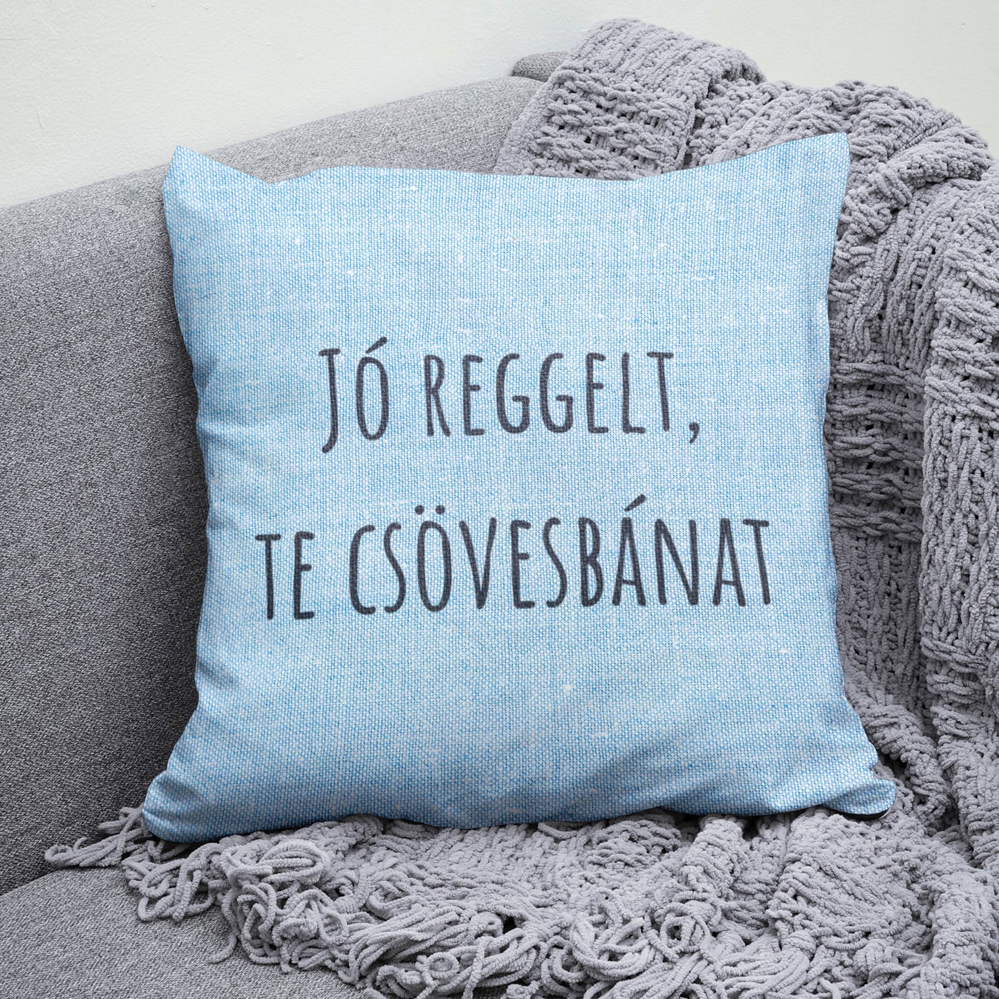 Jó reggelt díszpárna