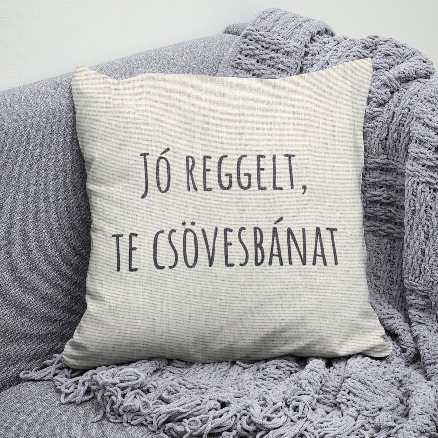 Jó reggelt díszpárna
