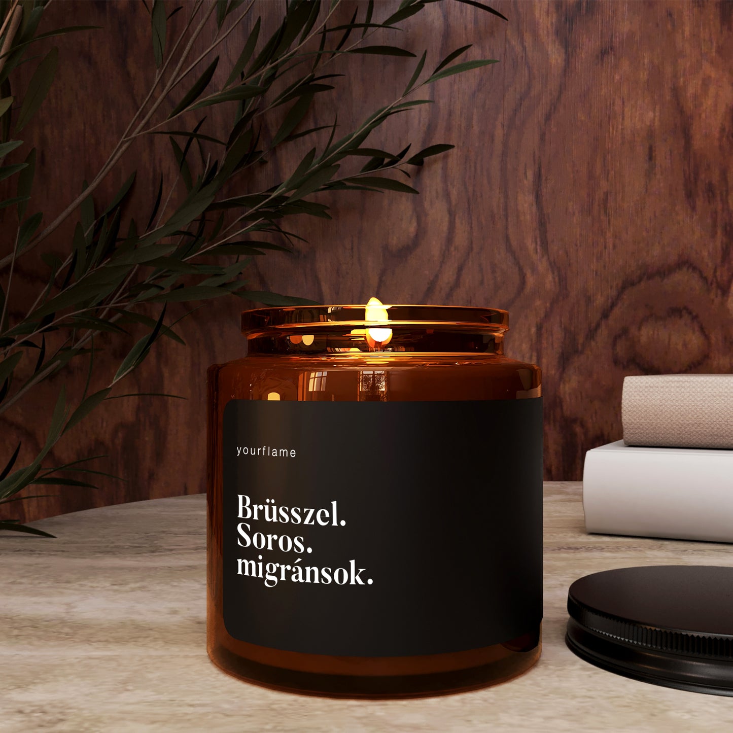 Brüsszel, Soros és migráns illatú gyertya