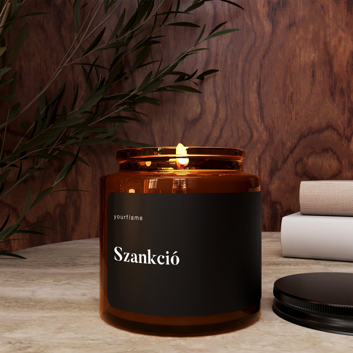 Szankció illatú gyertya