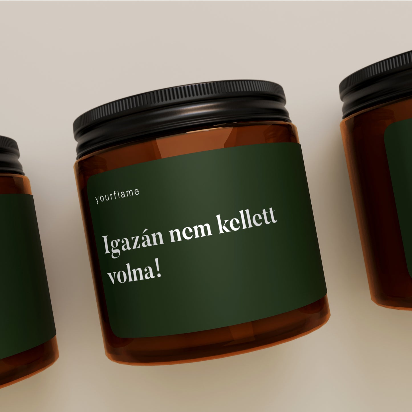Karácsonyi illatgyertya - Igazán nem kellett volna