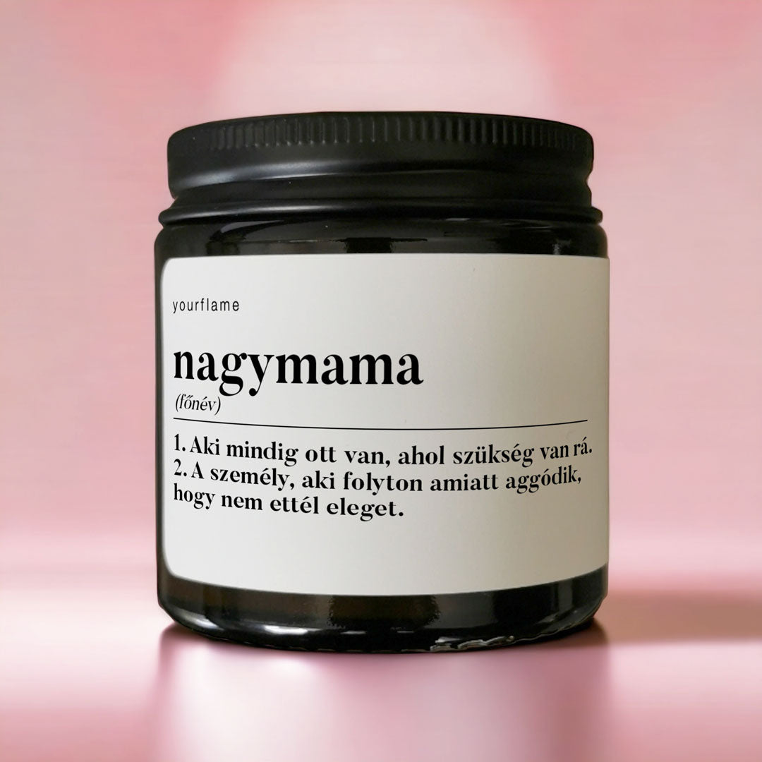 A Nagymama definíciója illatgyertyán