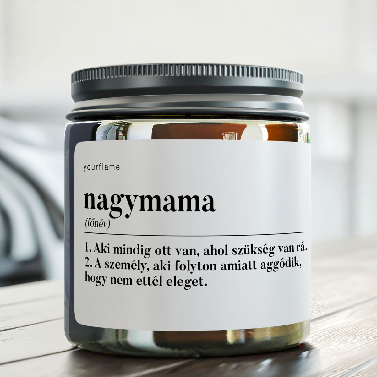 A Nagymama definíciója illatgyertyán