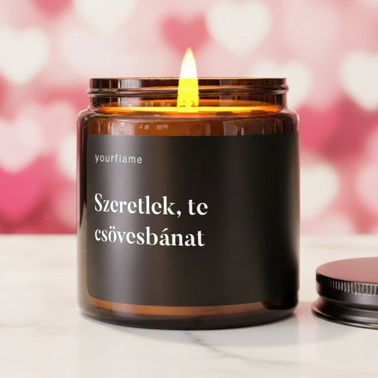 Rendhagyó szerelmes illatgyertya