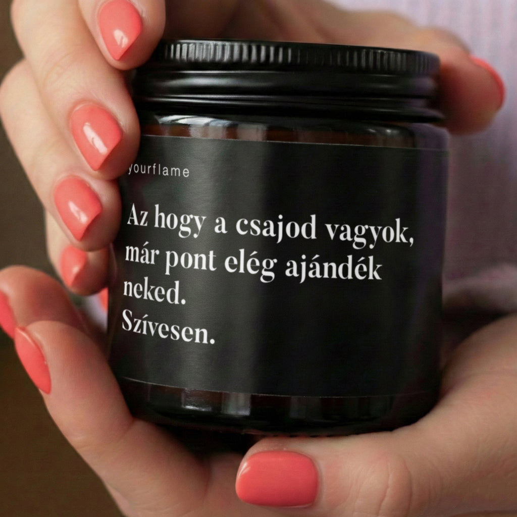 Szerelmes illatgyertya hálátlan fiúknak