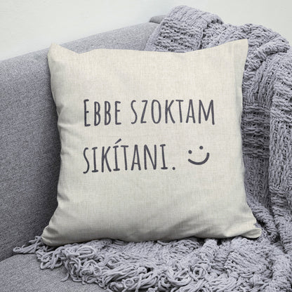 Díszpárna magányos otthoni depizéshez