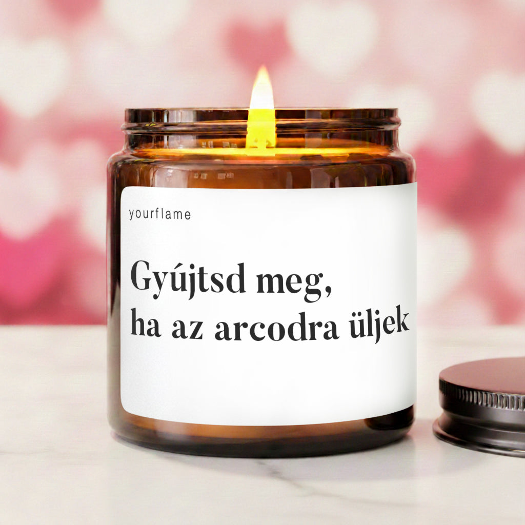 Szerelmes illatgyertya tettrekész lányoknak