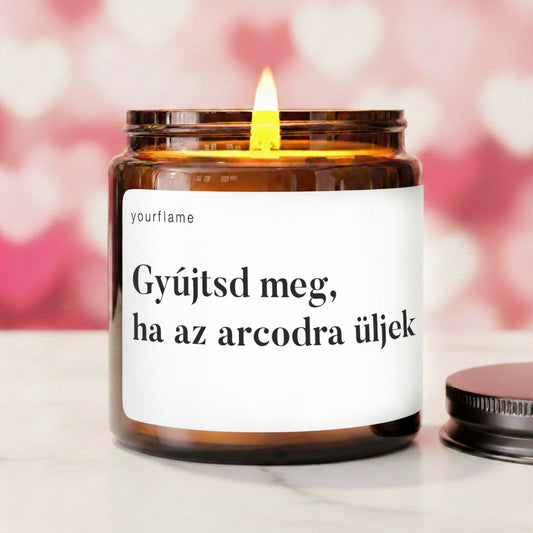 Szerelmes illatgyertya tettrekész lányoknak