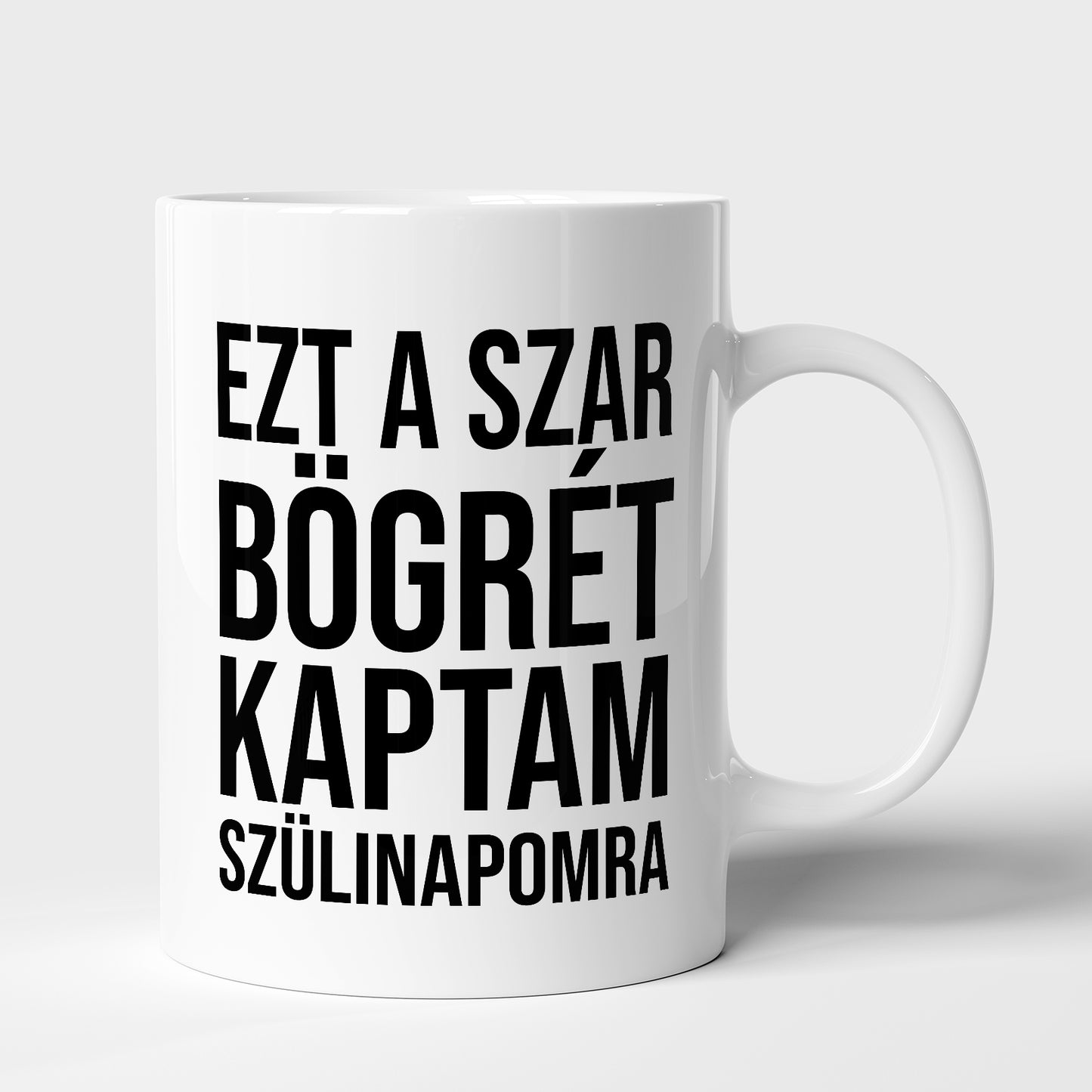 Megúszós szülinapi bögre