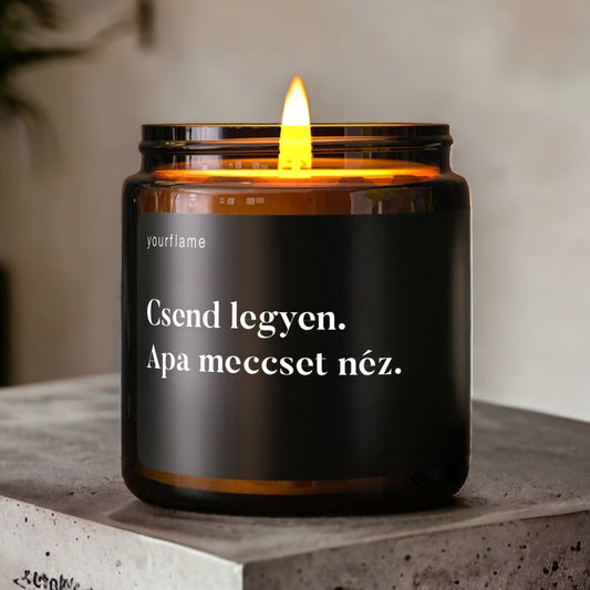 Apa meccset néz Illatgyertya