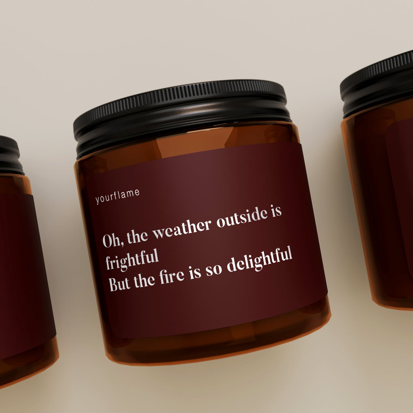 Karácsonyi bekuckózós gyertya